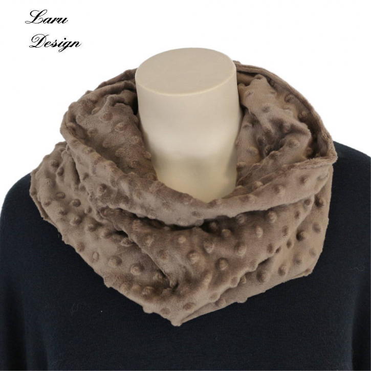 Schalkragen Flocke Minky taupe Flo ScK [OneSize | Taupe]