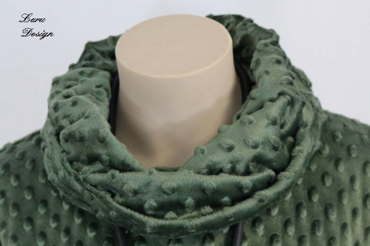 Schalkragen Flocke Minky oliv dunkel Flo ScK [OneSize | oliv dunkel]