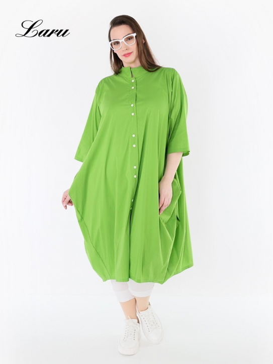 Longbluse Summer uni AKH 7117 Someri grün [OneSize | Grün]