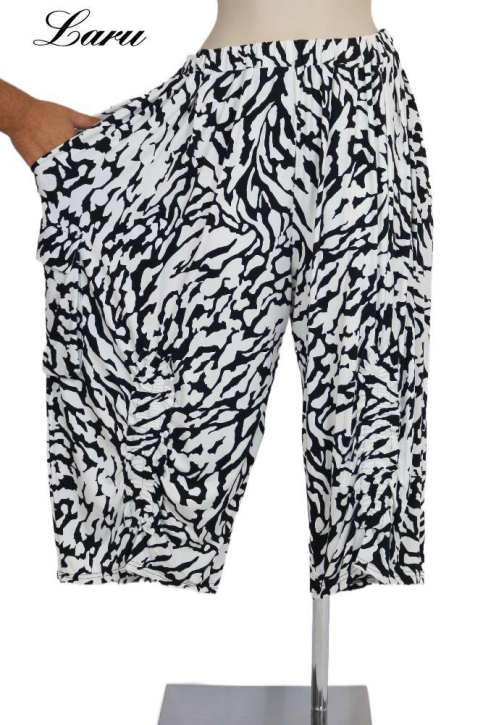Hose AKH 7181 Sanday schwarz weiß [OneSize | schwarz/weiß]