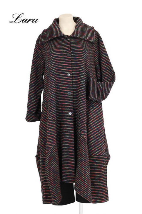 Mantel AKH 3023 Estella schwarz bunt [OneSize | schwarz/bunt]