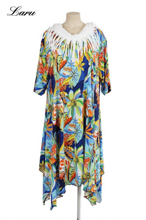 Kleid Slinky ausgestellt Flora bunt 5927 [OneSize | bunt]