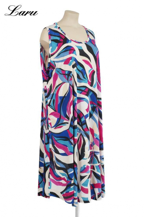 Trägerkleid Slinky rund blau 7247 [OneSize | Blau]