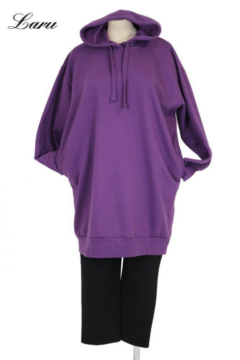 Kuschel Shirt Hoody long