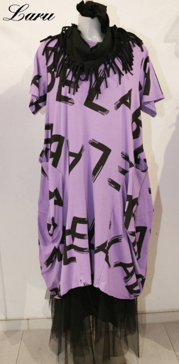 Kleid Ballon Buchstabe BeLab [EG | Lila]