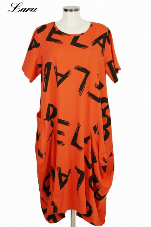 Kleid Ballon Buchstabe BeLab [EG | Orange]