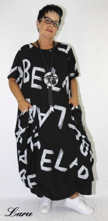 Kleid Ballon Buchstabe BeLab [EG | schwarz]