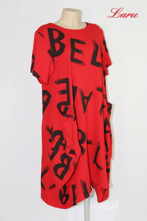 Kleid Ballon Buchstabe BeLab [EG | Rot]