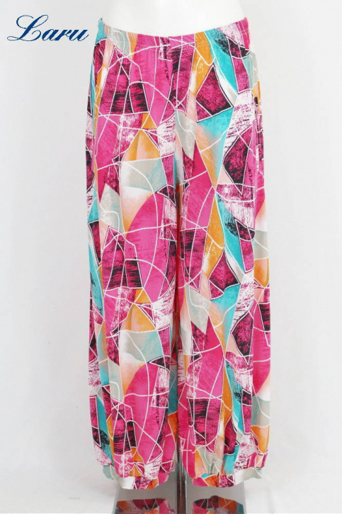 Hose Sommer Slinky pink gemustert 8067