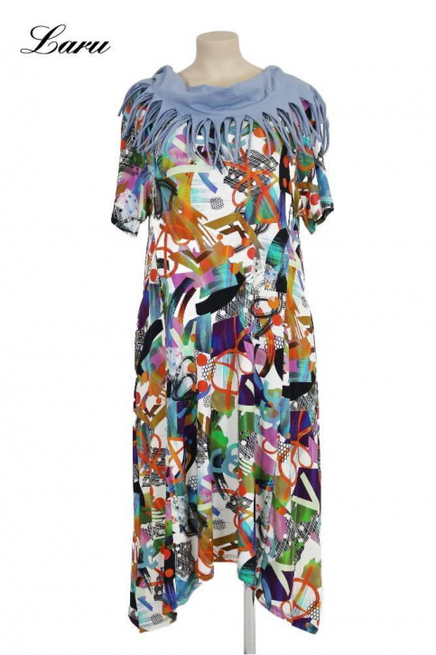 Kleid Summer weiß Bunt 1004