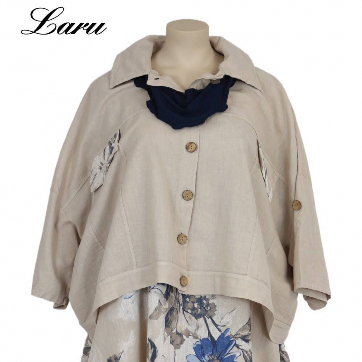 Leinenjacke Oversize 92243 [OneSize | sand]