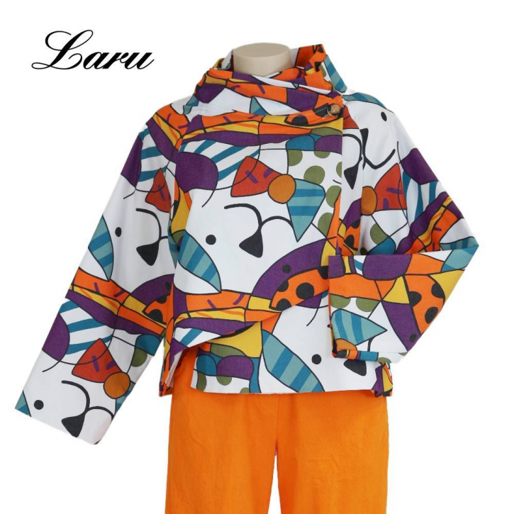 Jacke kurz 7690P bear weiß [OneSize | weiß bunt]