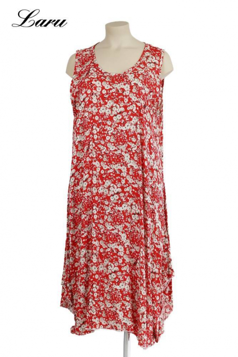 Trägerkleid Flower fein 5927 [OneSize | Rot]