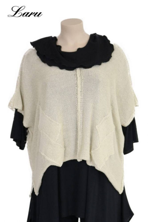 Strickpullover Bändchengarn 13543 [OneSize | sand]