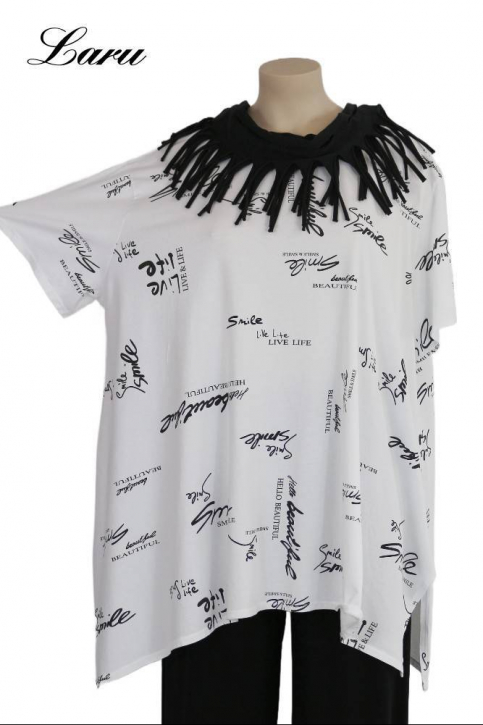 Big Shirt Smile Schrift 2026 [OneSize | weiß]