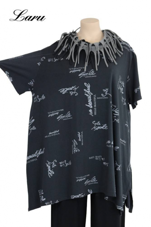 Big Shirt Smile Schrift 2026 [OneSize | schwarz]