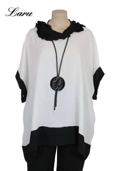 Shirt Sommer Viskose Crash 24389 Patch [OneSize | weiß]