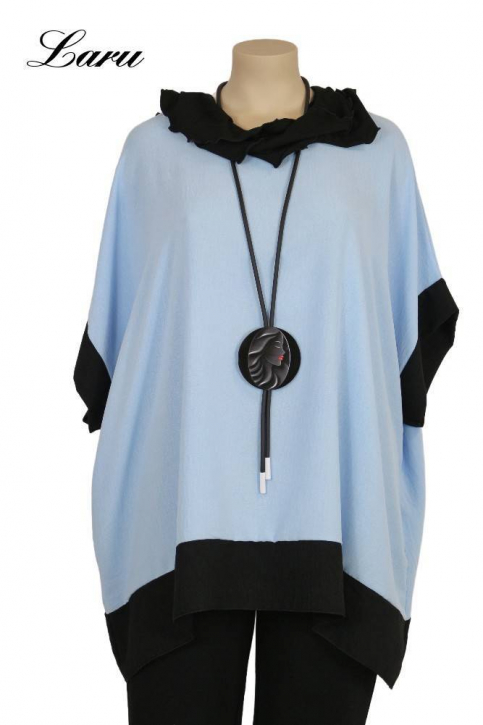 Shirt Sommer Viskose Crash 24389 Patch [OneSize | Hellblau]