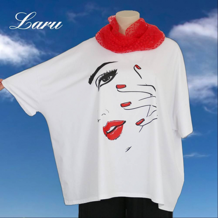 Shirt Nail Face red 57040 [OneSize | weiß]