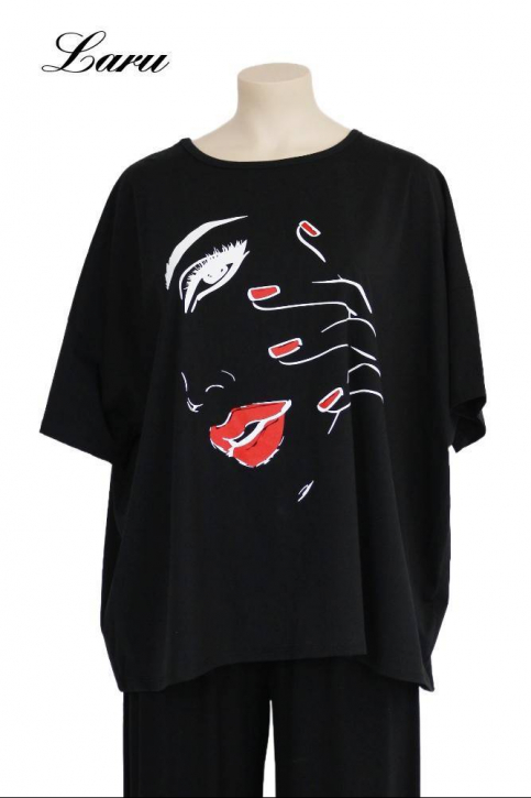 Shirt Nail Face red 57040 [OneSize | schwarz]
