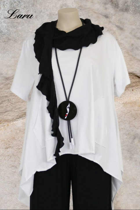 Shirt A-Line mit 2 Taschen 52443 [EG | weiß]