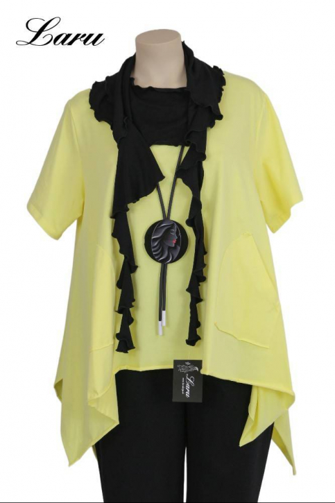 Shirt A-Line mit 2 Taschen 52443 [EG | lemongelb]