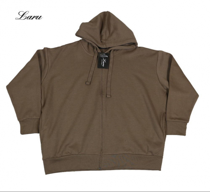 Kuschel Jacke Kapuze [OneSize | schlamm]