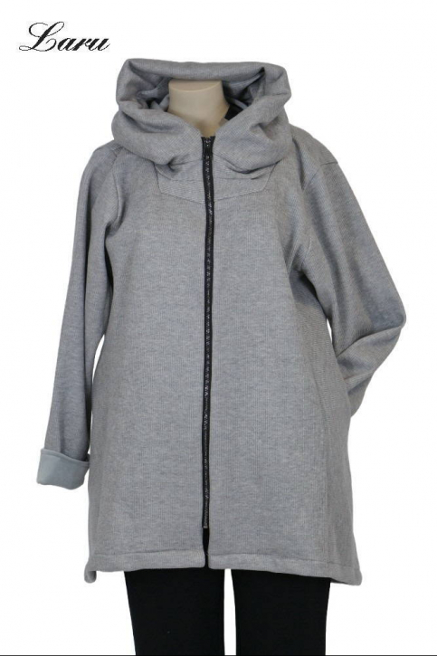 Jacke Jacquard uni grau 25116 [5 | Grau]