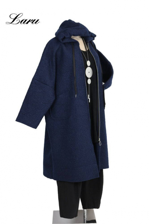 Mantel Boucle 91286 [OneSize | dunkelblau]