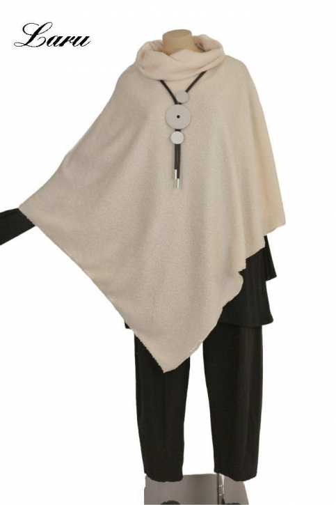 Shirt Poncho Boucle uni [OneSize | ecru]