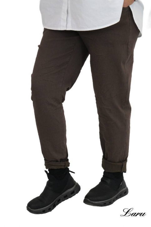 Hose Jogpant Crash Stretch Color 5737 [2 | dunkelbraun]