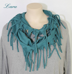 Fransenschal, Loop Baumwolle 5079