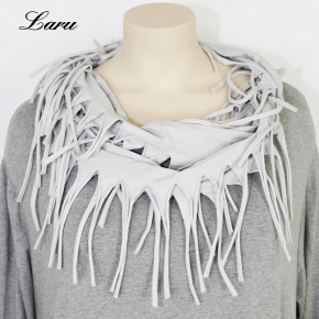 Fransenschal, Loop Baumwolle 5079