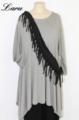 Fransenschal, Loop Baumwolle 5079