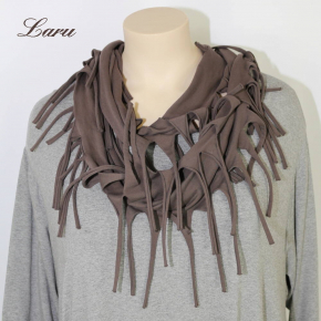 Fransenschal, Loop Baumwolle 5079