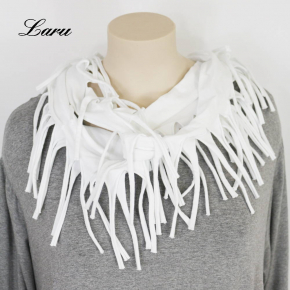 Fransenschal, Loop Baumwolle 5079