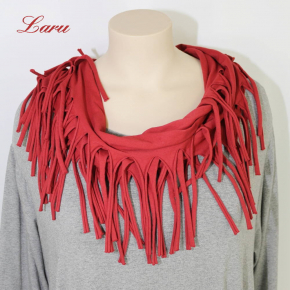 Fransenschal, Loop Baumwolle 5079