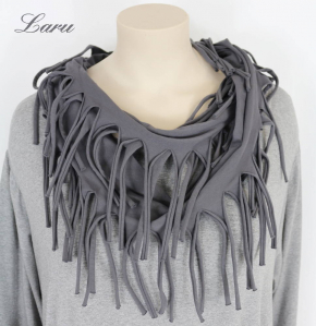 Fransenschal, Loop Baumwolle 5079