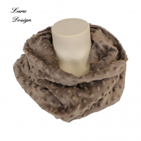 Schalkragen Flocke Minky taupe Flo ScK [OneSize | Taupe]