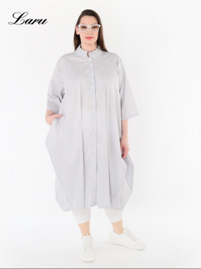 Longbluse Summer uni AKH 7117 Someri grau [OneSize | Grau]