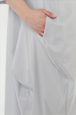 Longbluse Summer uni AKH 7117 Someri grau [OneSize | Grau]