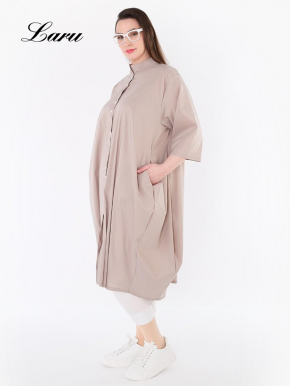 Longbluse Summer uni AKH 7117 Someri schlamm [OneSize | schlamm]