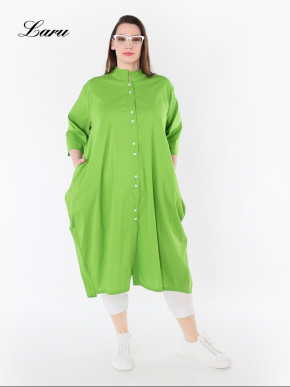 Longbluse Summer uni AKH 7117 Someri grün [OneSize | Grün]