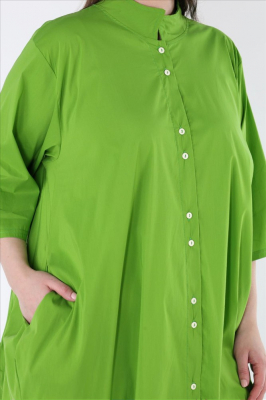 Longbluse Summer uni AKH 7117 Someri grün [OneSize | Grün]