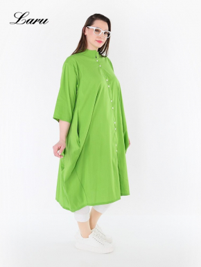 Longbluse Summer uni AKH 7117 Someri grün [OneSize | Grün]
