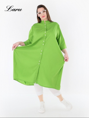 Longbluse Summer uni AKH 7117 Someri grün [OneSize | Grün]