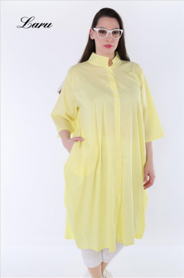 Longbluse Summer uni AKH 7117 Someri lemogelb [OneSize | lemongelb]