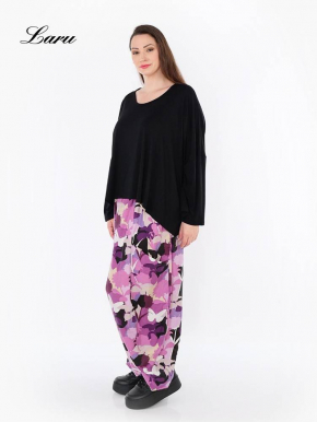 Hose AKH lila gemustert 8069 Butterfly [OneSize | Lila]