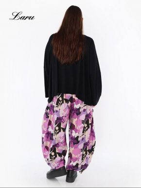 Hose AKH lila gemustert 8069 Butterfly [OneSize | Lila]