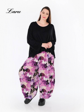 Hose AKH lila gemustert 8069 Butterfly [OneSize | Lila]